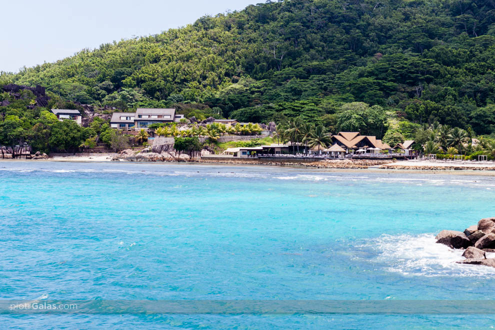 Hotel La Domaine de LOrangeraie, widok od strony oceanu