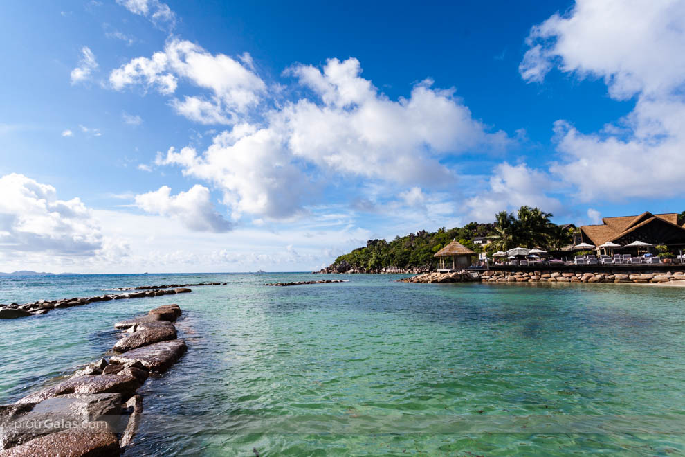 Hotel La Domaine de LOrangeraie, widok od strony oceanu