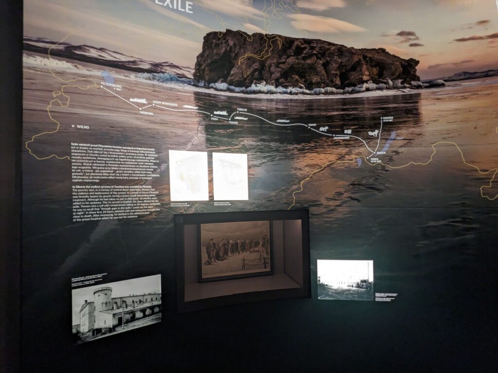 Element ekspozycji w muzeum Józefa Piłsudskiego Sulejówku koło Warszawy. fot. Piotr Galas/malachmurka.pl